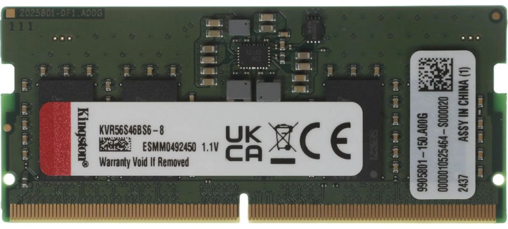 Оперативная память Kingston KVR56S46BS6-8 8 Гб