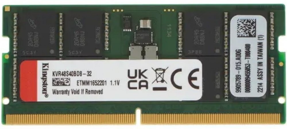 Оперативная память Kingston KVR48S40BD8-32 32 Гб купить,NaN