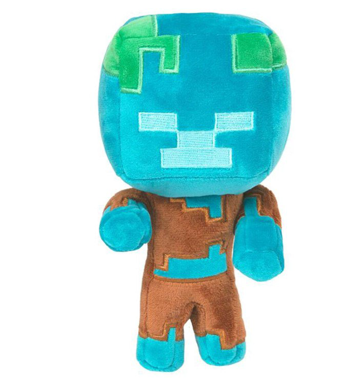 Мягкая игрушка Minecraft  Drowned 20см купить,NaN