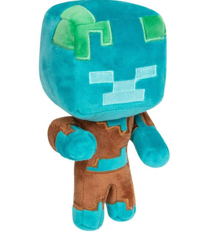 Мягкая игрушка Minecraft  Drowned 20см купить,NaN