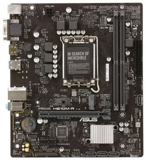 Материнская плата ASUS Prime H610M-R-SI (90MB1GL0-M0ECY0)
