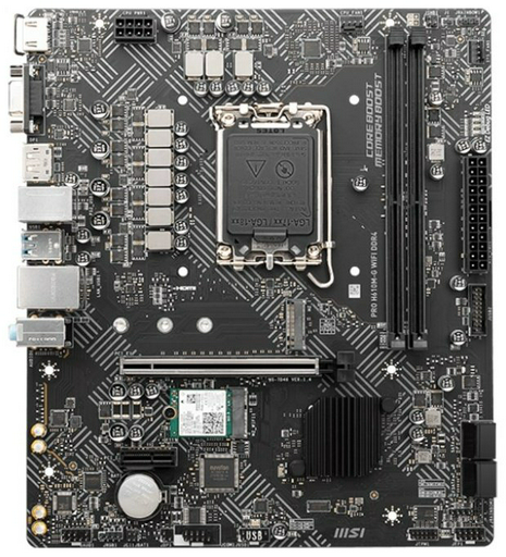 Материнская плата MSI PRO H610M-G WiFi DDR4