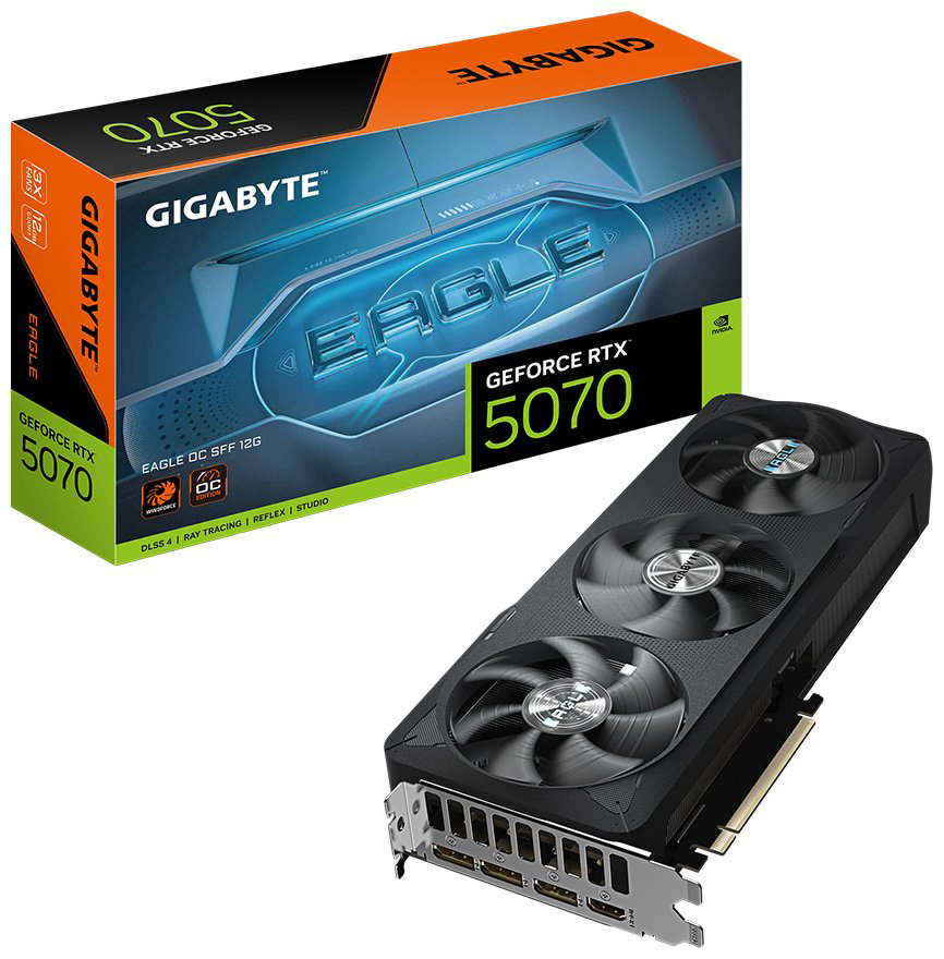 Видеокарта GIGABYTE GV-N5070EAGLE OC-12GD 12 Гб - ForteMarket Видеокарта GIGABYTE GV-N5070EAGLE OC-12GD 12 Гб купить,512500