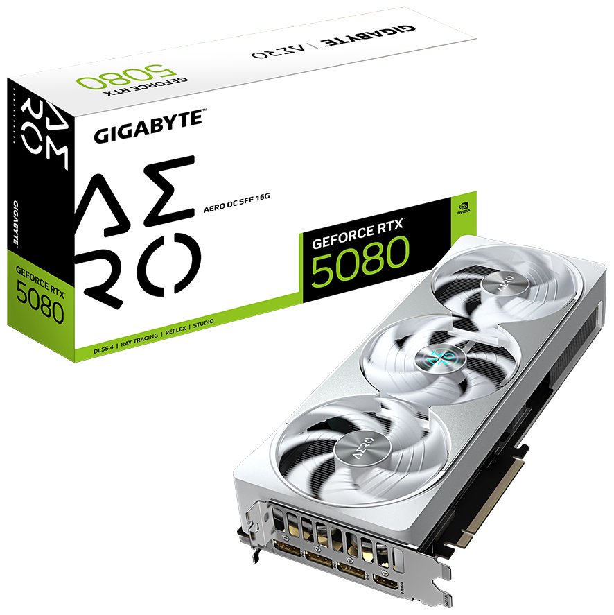 Видеокарта GIGABYTE GV-N5080AERO OC-16GD 16 Гб
