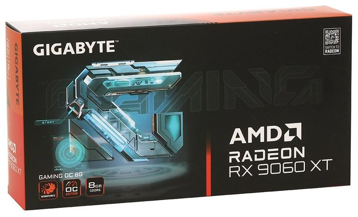 Видеокарта GIGABYTE RX 9060 XT Gaming OC (GV-R9060XTGAMING OC-8GD) 8 Гб купить,271000