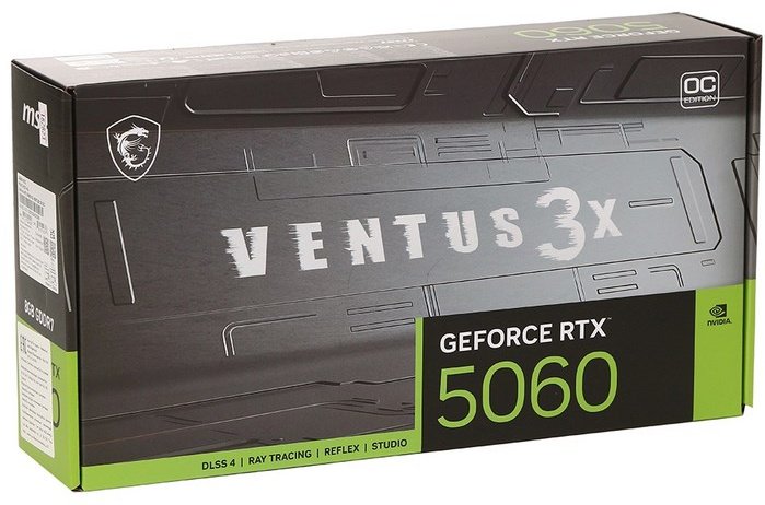 Видеокарта MSI RTX 5060 Ventus 3X OC/RTX 5060 8G VENTUS 3X OC 8 Гб купить,NaN
