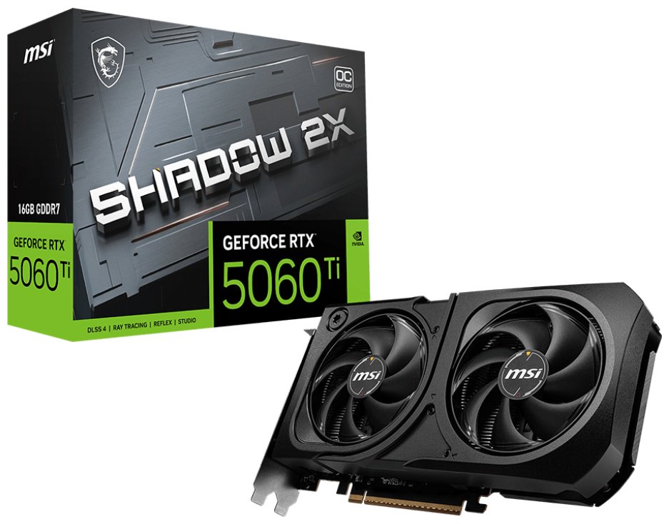 Видеокарта NVIDIA RTX 5060 Ti 16G SHADOW 2X OC PLUS 16 Гб - ForteMarket Видеокарта NVIDIA RTX 5060 Ti 16G SHADOW 2X OC PLUS 16 Гб купить,581680