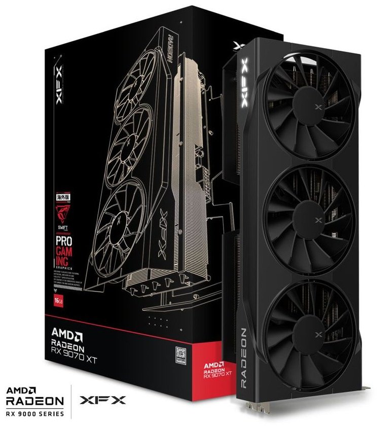 Видеокарта XFX RX 9070XT Swift Triple Fan Gaming Edition RX-97TSWF3B9 16 Гб - ForteMarket Видеокарта XFX RX 9070XT Swift Triple Fan Gaming Edition RX-97TSWF3B9 16 Гб купить,NaN