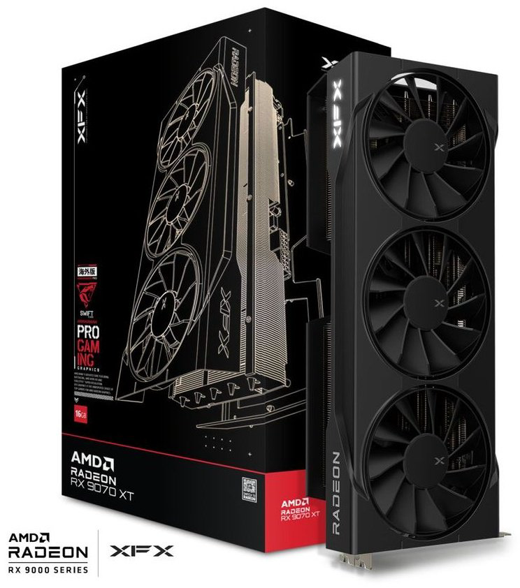 Видеокарта XFX RX 9070XT Swift Triple Fan Gaming Edition RX-97TSWF3B9 16 Гб - ForteMarket Видеокарта XFX RX 9070XT Swift Triple Fan Gaming Edition RX-97TSWF3B9 16 Гб купить,NaN