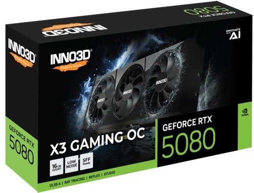 Видеокарта Inno3D RTX 5080 X3 Gaming OC G50803-16D7X-17603930 16 Гб купить,NaN