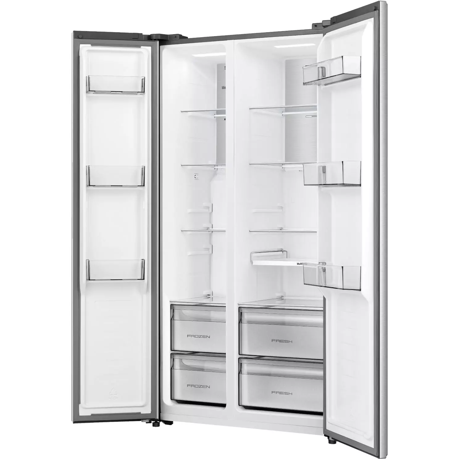 Холодильник Hisense RS3P538NAIE Silver - ForteMarket Холодильник Hisense RS3P538NAIE Silver купить,439990