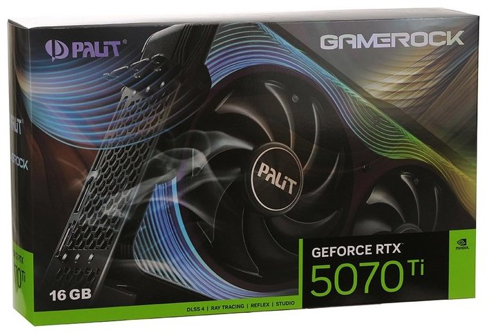Видеокарта Palit RTX 5070 Ti GameRock (NE7507T019T2-GB2030G) 16 Гб купить,NaN