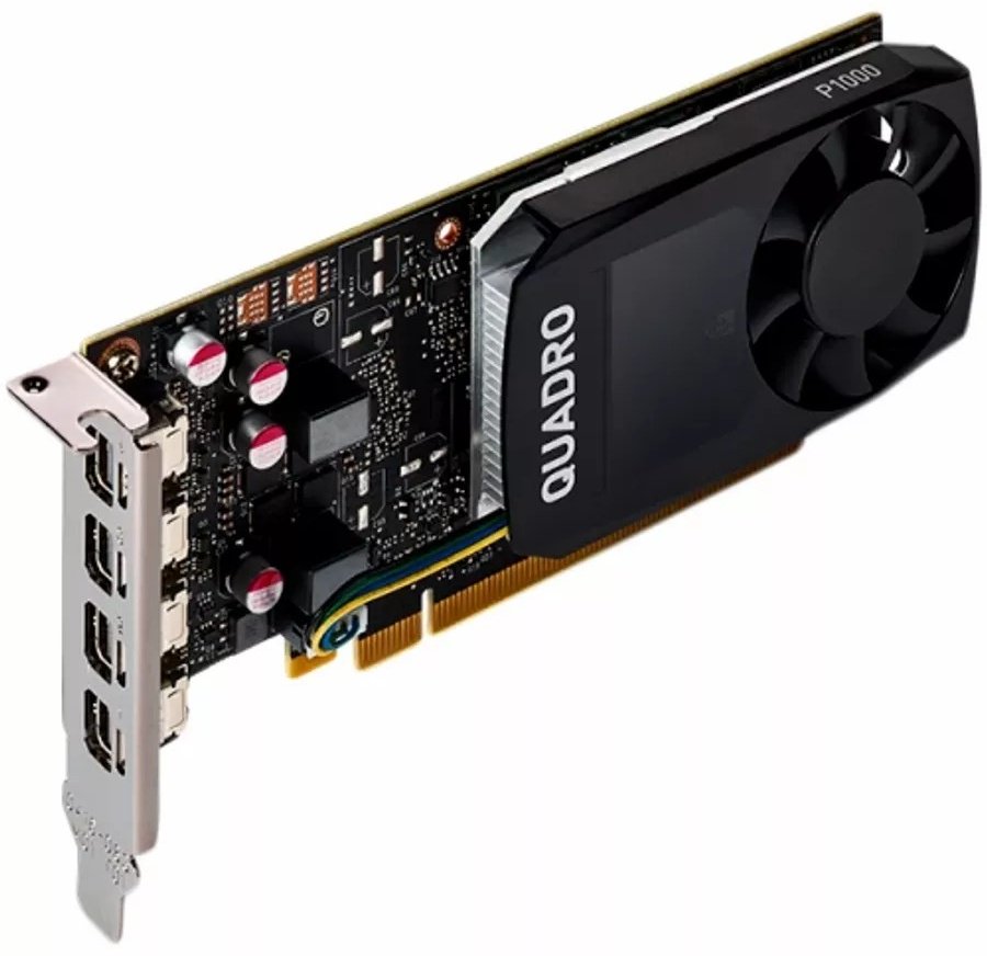 Видеокарта PNY PNY QUADRO P1000 V2 4GB GDDR5 (VCQP1000V2-SB) 4 Гб купить,NaN