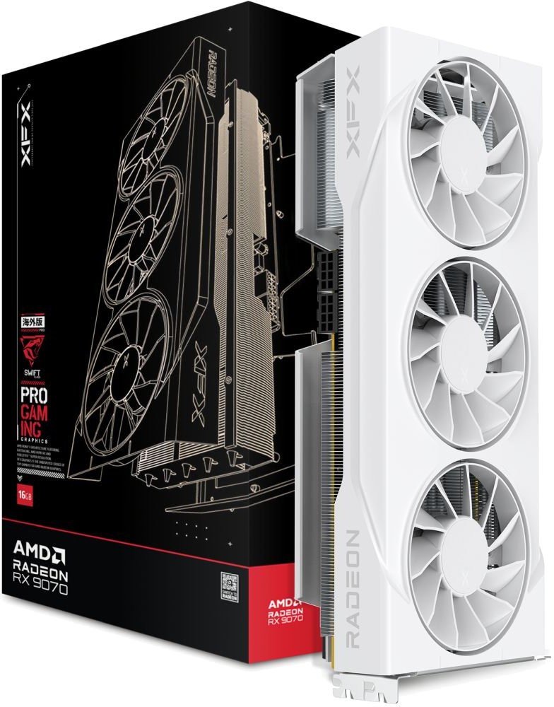 Видеокарта XFX RX 9070 Swift OC White Triple Gaming Edition RX-97SWFT3W7 16 Гб купить,NaN