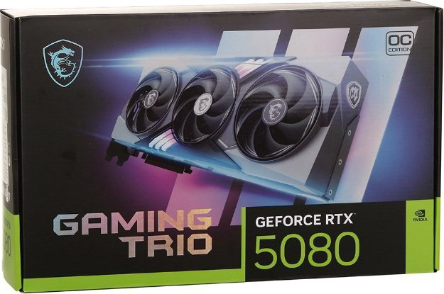 Видеокарта MSI RTX 5080 16G GAMING TRIO OC 16 Гб купить,NaN