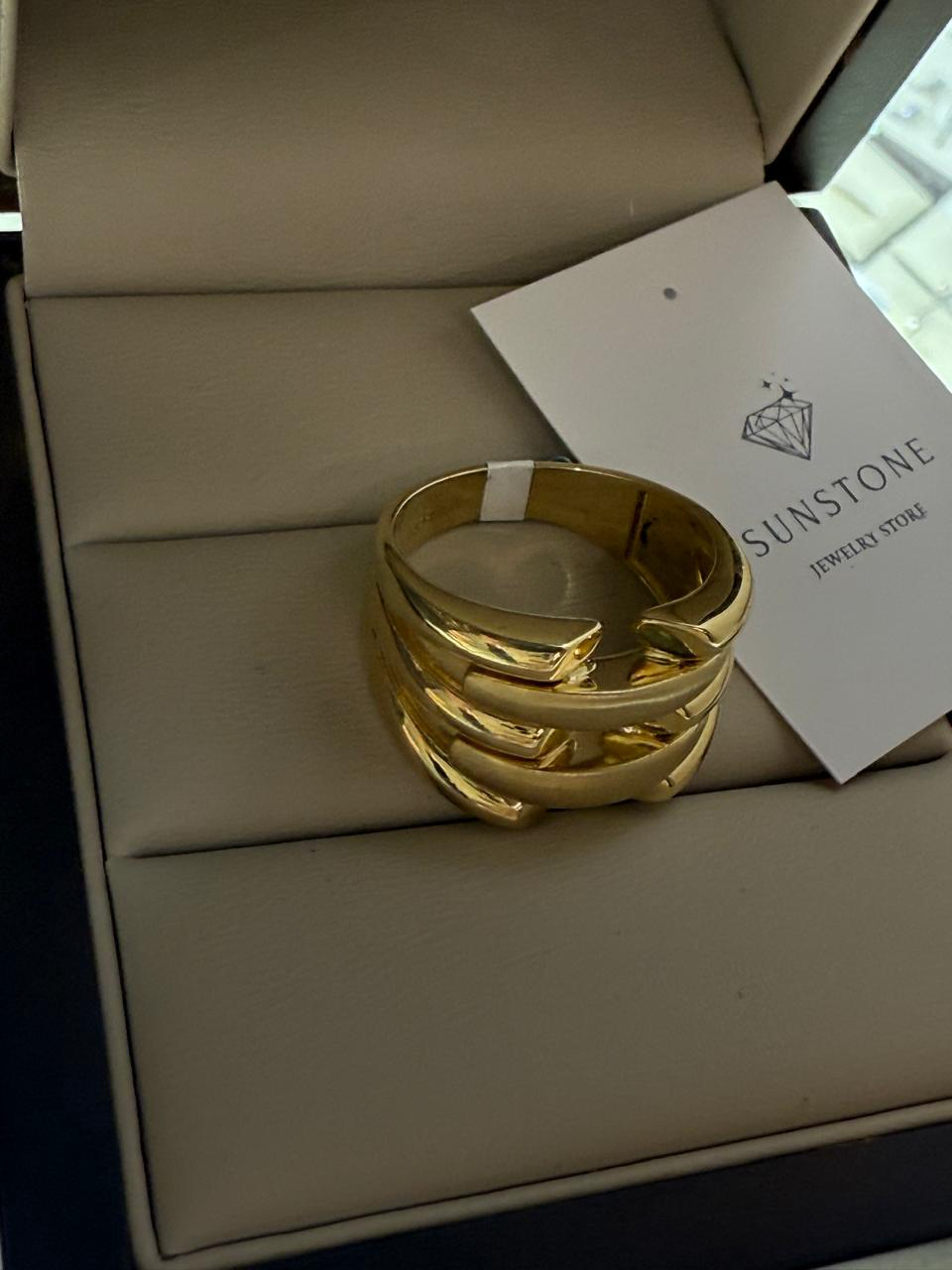 Кольцо Sunstone S328 золото 8.0гр 18р купить,620000
