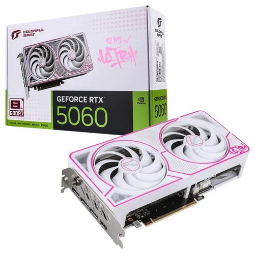 Видеокарта Colorful iGame GeForce RTX 5060 Ultra W DUO OC 8GB-V GDDR7 8 Гб купить,NaN