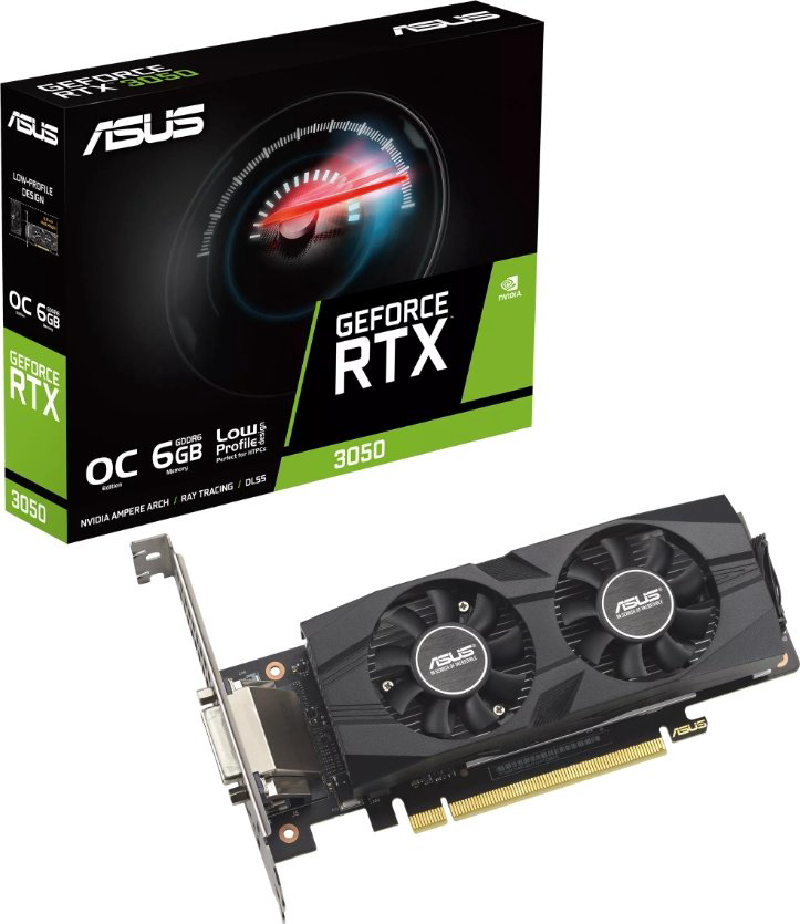 Видеокарта ASUS RTX3050-O6G-LP-BRK 6 Гб - ForteMarket Видеокарта ASUS RTX3050-O6G-LP-BRK 6 Гб купить,191517