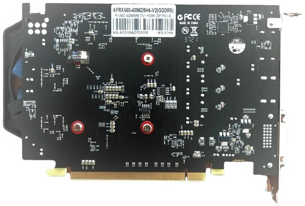 Видеокарта AFOX RX 560 4GB GDDR5 AFRX560-4096D5H4-V2 4 Гб купить,NaN