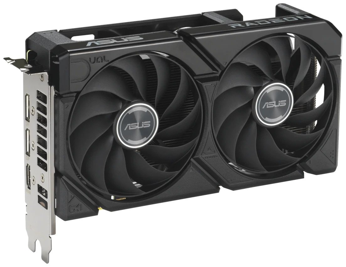 Видеокарта ASUS Dual RX9060XT 8GB GDDR6, DUAL-RX9060XT-8G 8 Гб купить,NaN