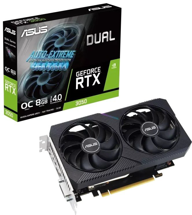 Видеокарта ASUS DUAL-RTX3050-O8G-V2 8 Гб купить,241139