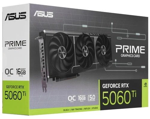 Видеокарта ASUS RTX 5060 Ti Prime 16GB OC Edition PRIME-RTX5060TI-O16G 16 Гб