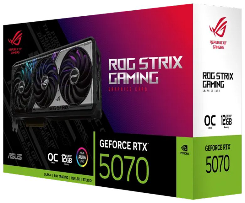 Видеокарта ASUS ASUS ROG Strix GeForce RTX 5070 12GB GDDR7 OC Edition (ROG-STRIX-RTX5070-O12G-GAMING) 12 Гб - ForteMarket Видеокарта ASUS ASUS ROG Strix GeForce RTX 5070 12GB GDDR7 OC Edition (ROG-STRIX-RTX5070-O12G-GAMING) 12 Гб купить,NaN