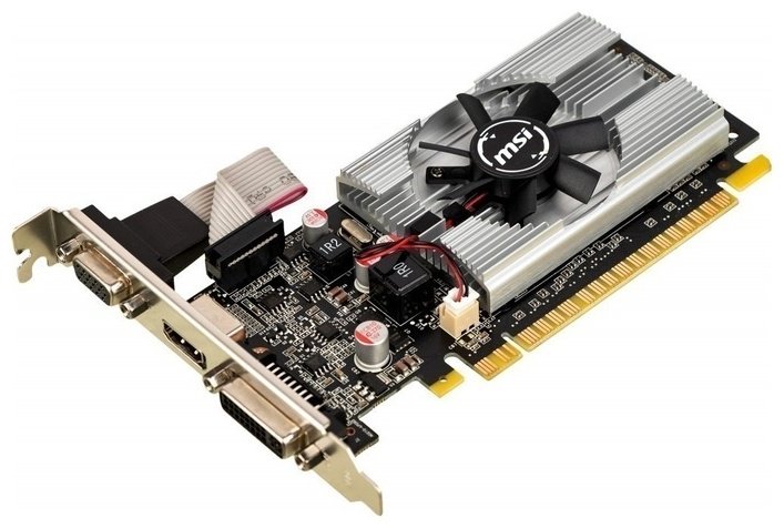 Видеокарта MSI GeForce 210 LP N210-1GD3/LP 1GB