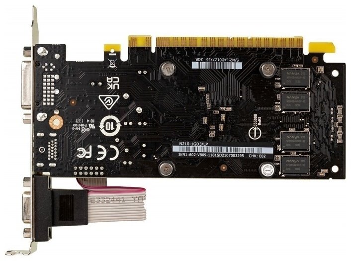 Видеокарта MSI GeForce 210 LP N210-1GD3/LP 1GB