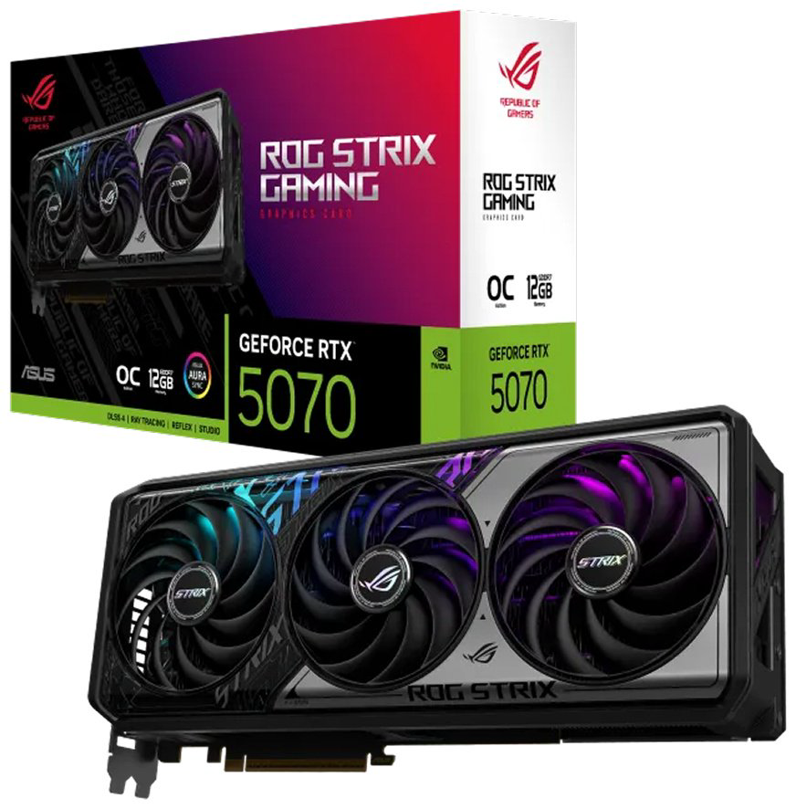 Видеокарта ASUS ASUS ROG Strix GeForce RTX 5070 12GB GDDR7 OC Edition (ROG-STRIX-RTX5070-O12G-GAMING) 12 Гб - ForteMarket Видеокарта ASUS ASUS ROG Strix GeForce RTX 5070 12GB GDDR7 OC Edition (ROG-STRIX-RTX5070-O12G-GAMING) 12 Гб купить,NaN