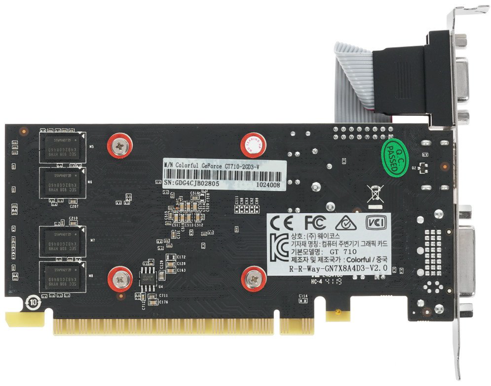 Видеокарта Colorful GT710-2GD3-V 2 Гб купить,NaN