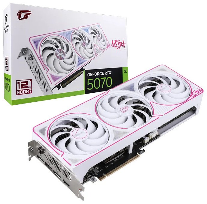 Видеокарта Colorful iGame GeForce RTX 5070 Ultra W OC 12GB 12 Гб купить,NaN
