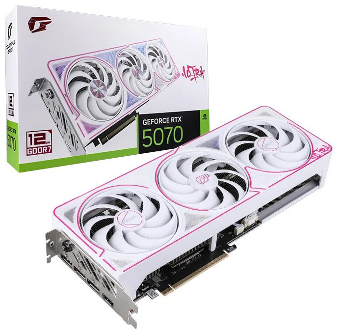 Видеокарта Colorful iGame GeForce RTX 5070 Ultra W OC 12GB 12 Гб купить,NaN