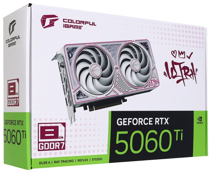 Видеокарта Colorful iGame RTX 5060 Ti Ultra W DUO OC 8GB-V 8 Гб купить,NaN