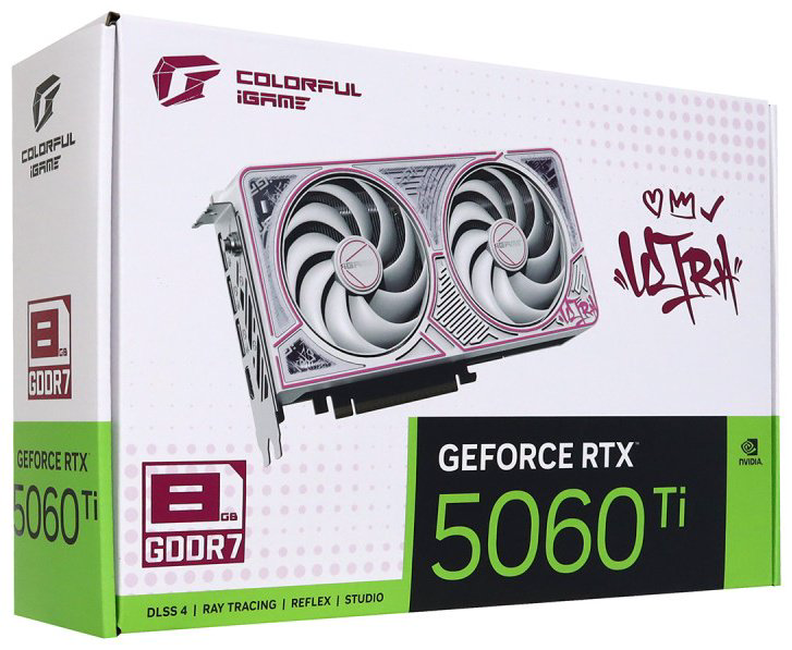 Видеокарта Colorful iGame RTX 5060 Ti Ultra W DUO OC 8GB-V 8 Гб купить,NaN