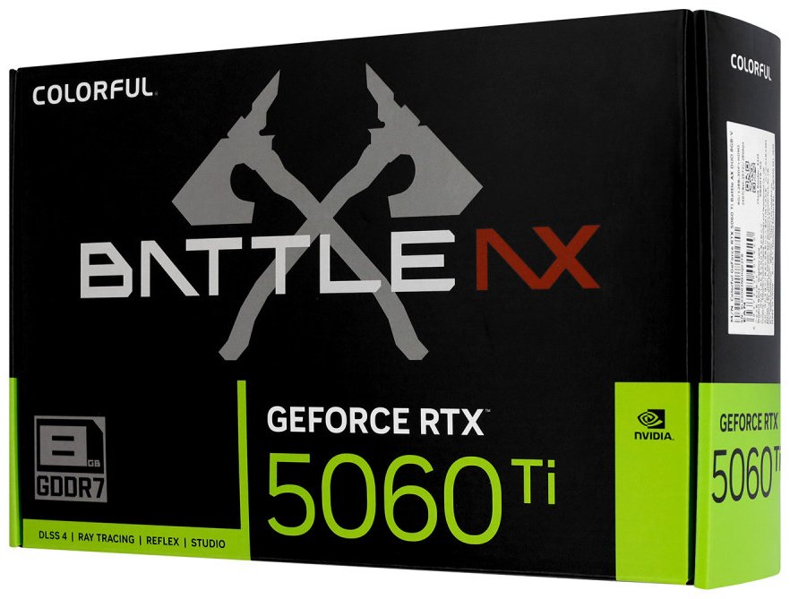 Видеокарта Colorful RTX 5060 Ti Battle AX DUO 8GB-V 8 Гб купить,NaN
