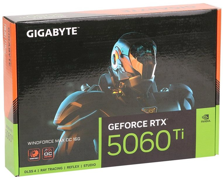 Видеокарта GIGABYTE RTX 5060 Ti Windforce Max OC (GV-N506TWF2MAX OC-16GD) 16 Гб купить,NaN