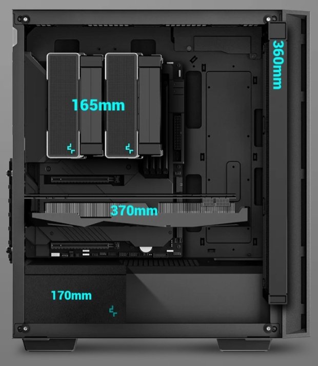 Корпус Deepcool MATREXX 55 MESH V4 черный