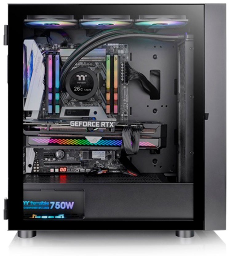Корпус Thermaltake H570 TG ARGB CA-1T9-00M1WN-01 черный купить,NaN