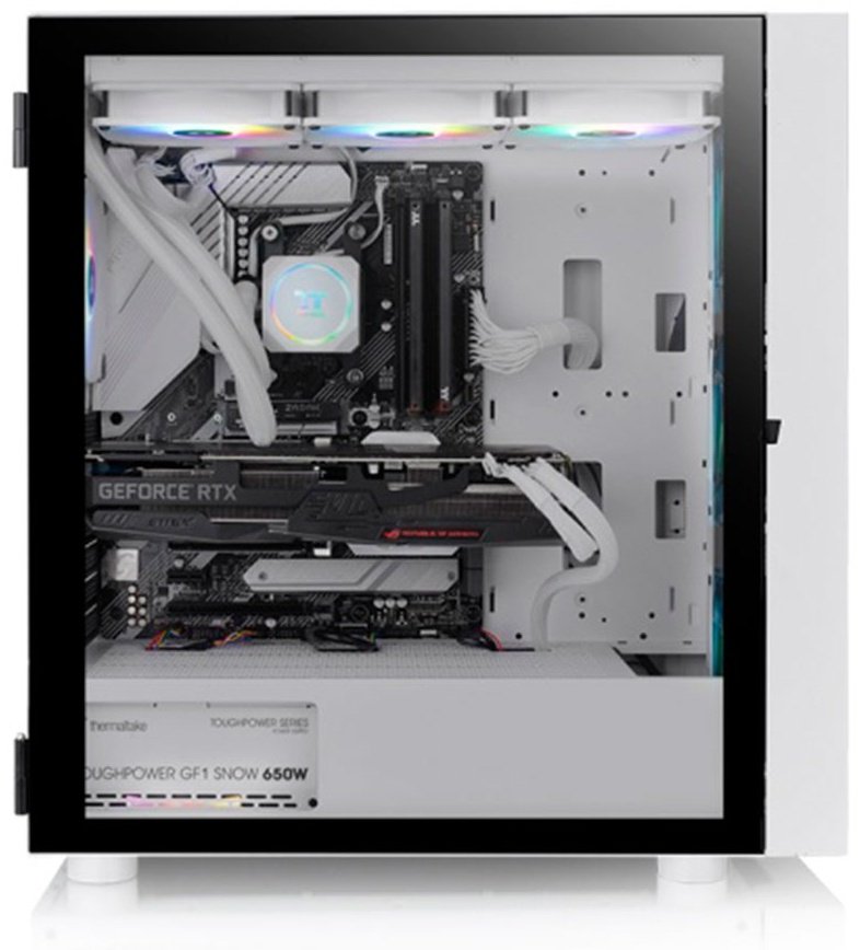 Корпус Thermaltake H570 TG ARGB Snow CA-1T9-00M6WN-01 белый купить,NaN