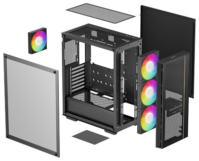 Корпус Deepcool MATREXX 55 MESH V4 черный