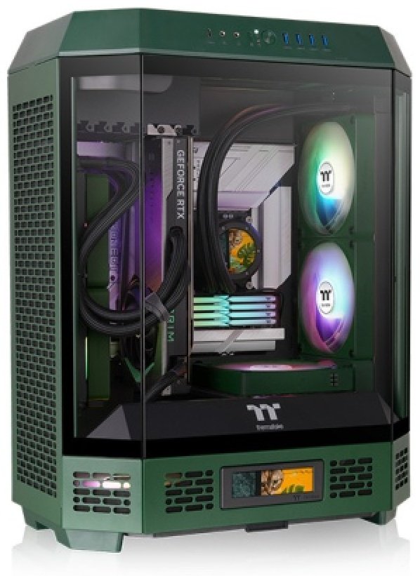 Корпус Thermaltake The Tower 600 зеленый купить,NaN