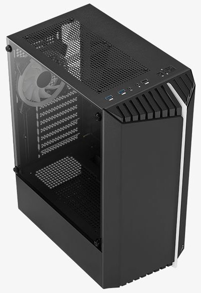 Корпус AeroCool Bionic-G-BK-v2 черный купить,22355