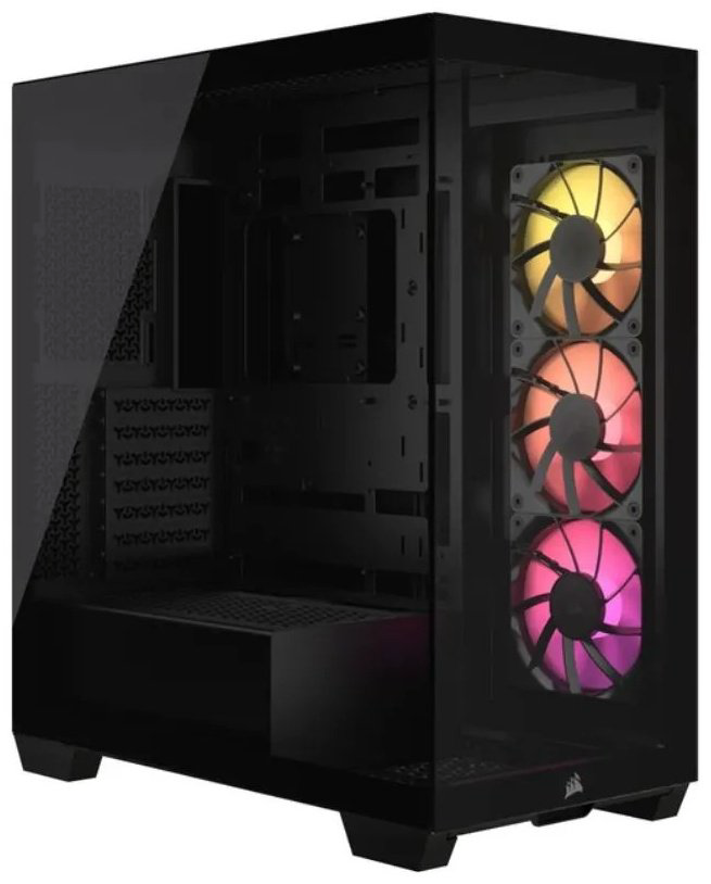 Корпус Corsair 3500X ARGB CC-9011278-WW черный купить,NaN