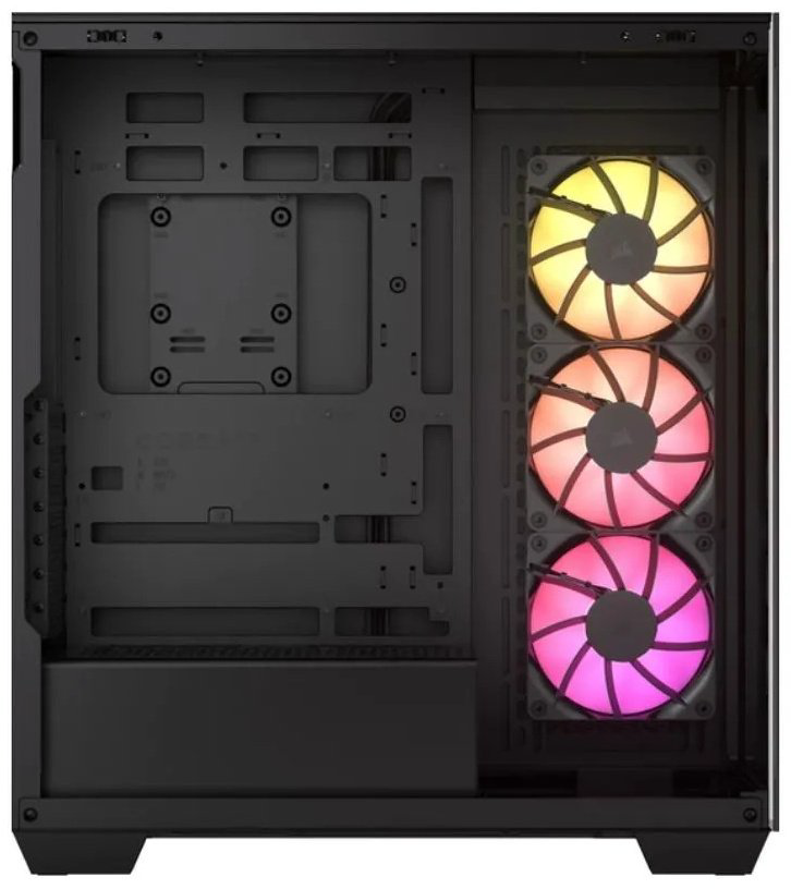 Корпус Corsair 3500X ARGB CC-9011278-WW черный купить,NaN