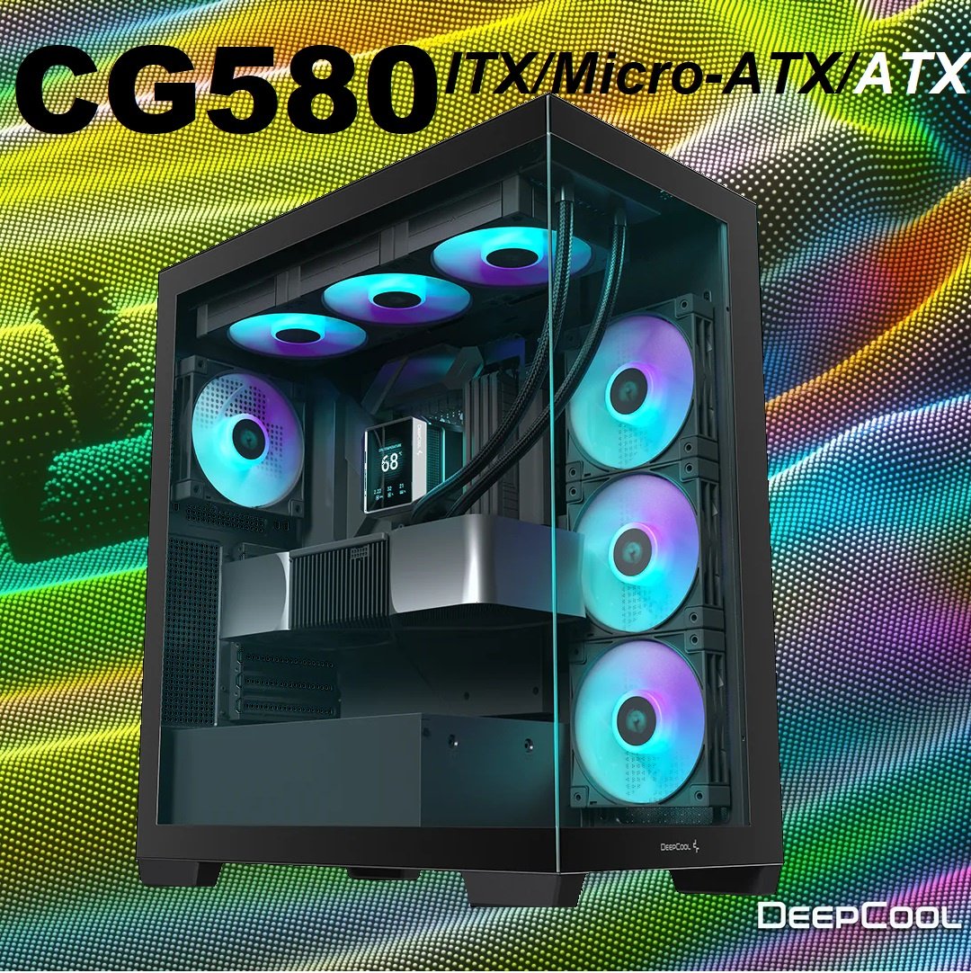 Корпус Deepcool R-CG580-BKNDA0-G-1 черный купить,38490