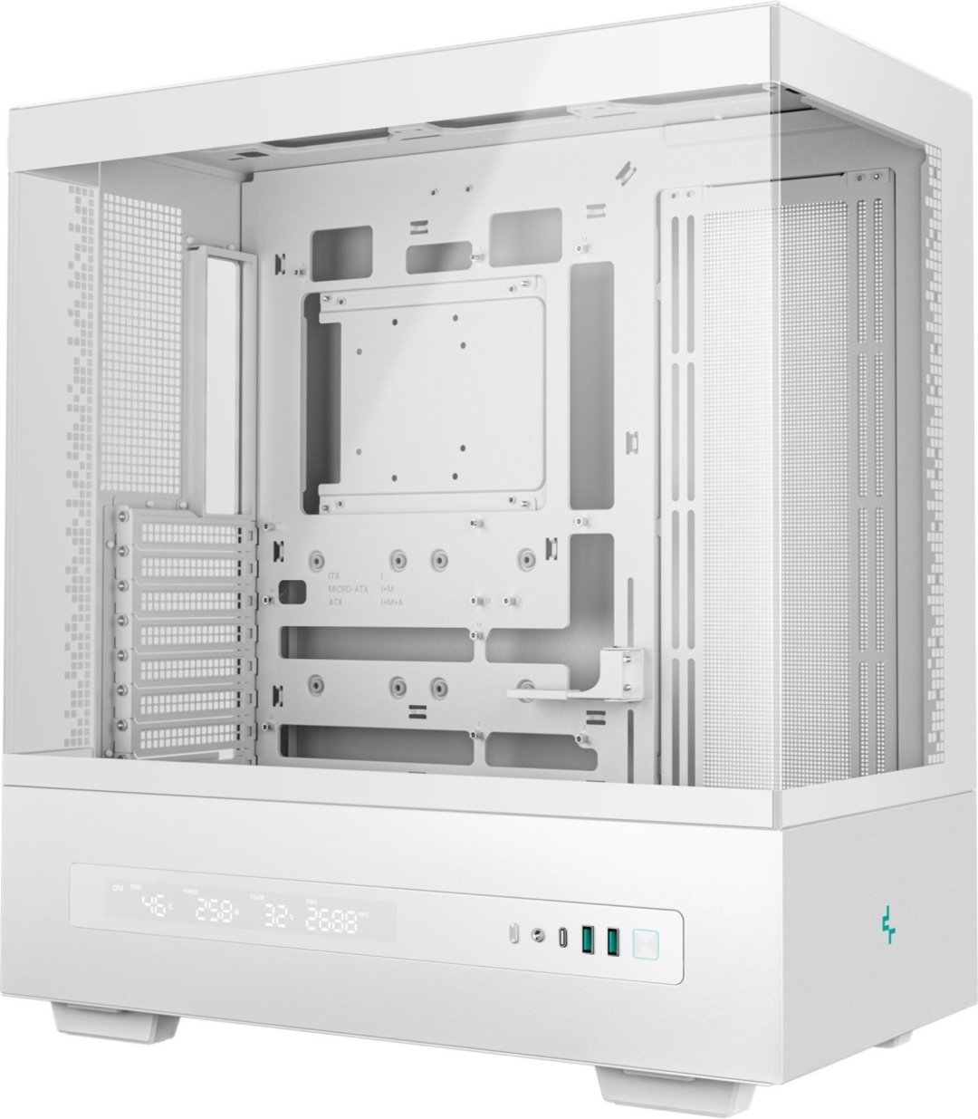 Корпус Deepcool CH690 DIGITAL R-CH690-WHNNA0D-G-1 белый купить,62583