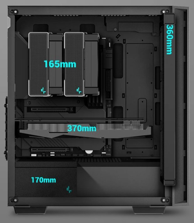 Корпус Deepcool MATREXX 55 V4 черный купить,39990