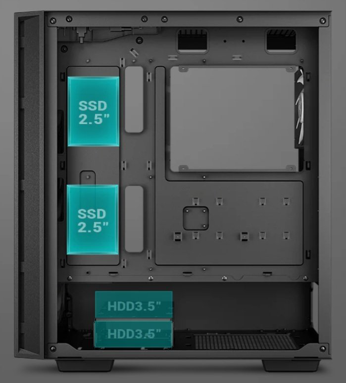 Корпус Deepcool MATREXX 55 V4 черный купить,39990