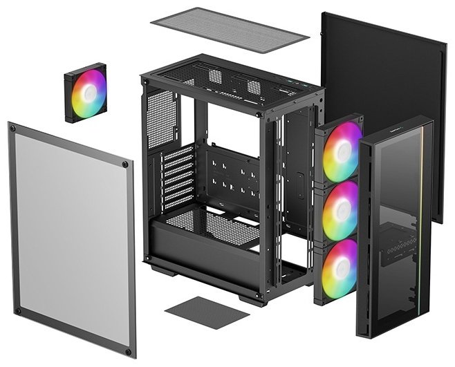 Корпус Deepcool MATREXX 55 V4 черный